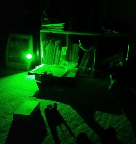 Puntatore laser 1000mw verde stelle