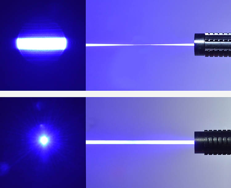 Puntatore laser blu