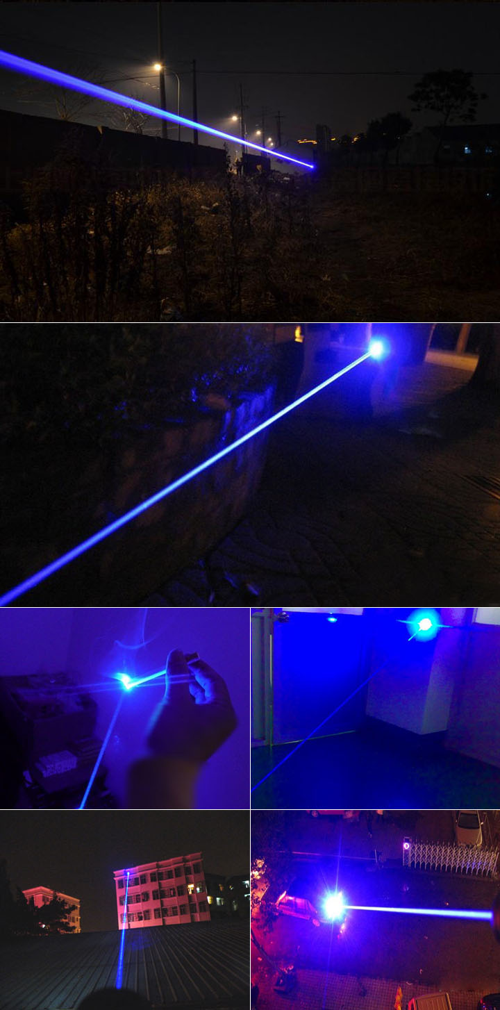 Puntatore laser blu