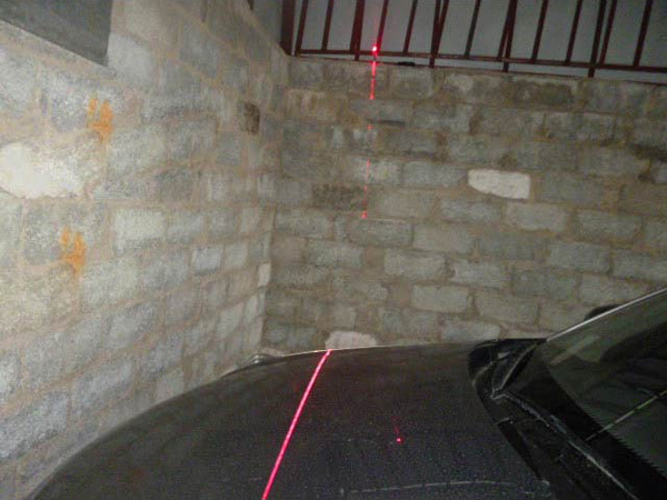 Luce laser rosso 12v